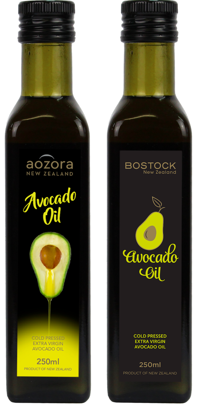 Avocado Product Bottles